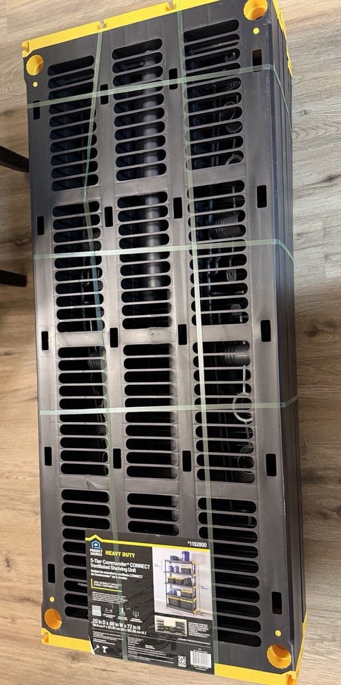 PROJECT SOURCE HEAVY DUTY 5-Tier Commander® CONNECT Ventilated Shelving Unit