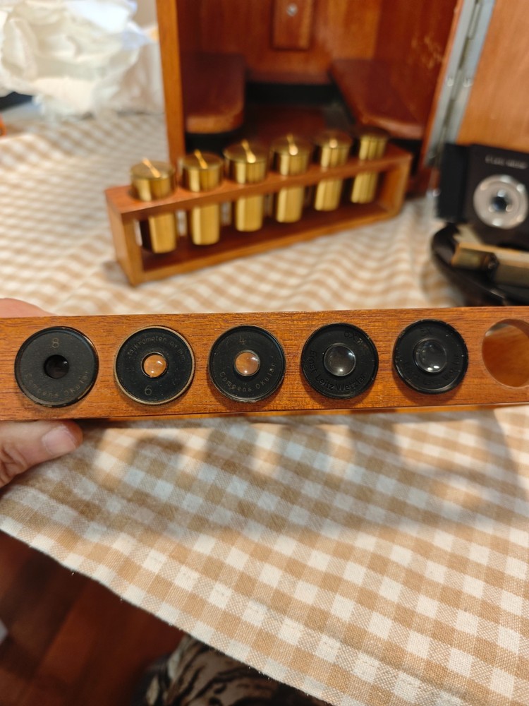 antique e. leitz wetzlar microscope