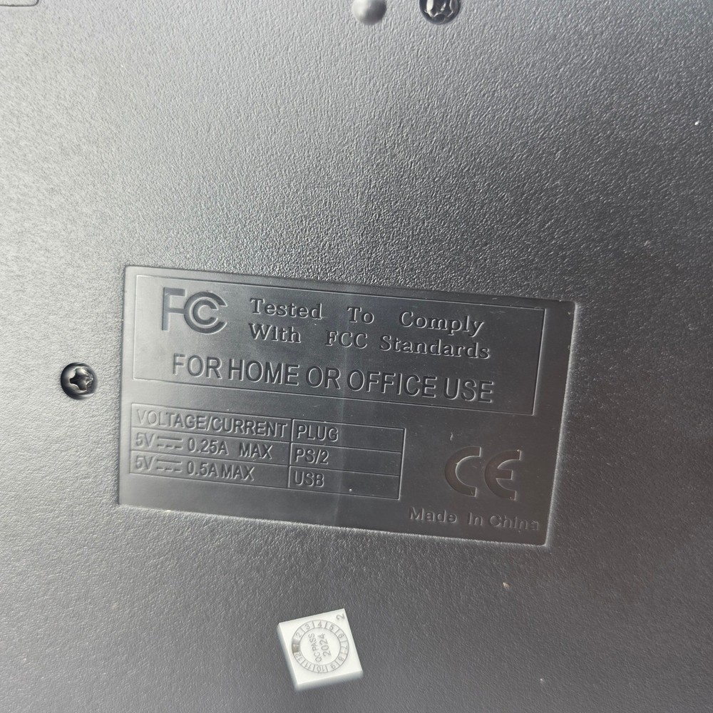 BT Wired Optical Mouse and Keyboard Set USB Full Size