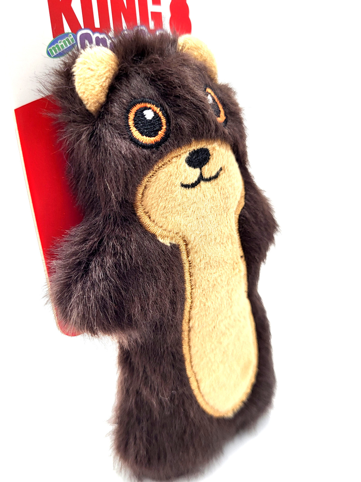 KONG Snuzzles Mini Otter XS Squeaky Comfort Toss & Play Dog Toy 4.75"