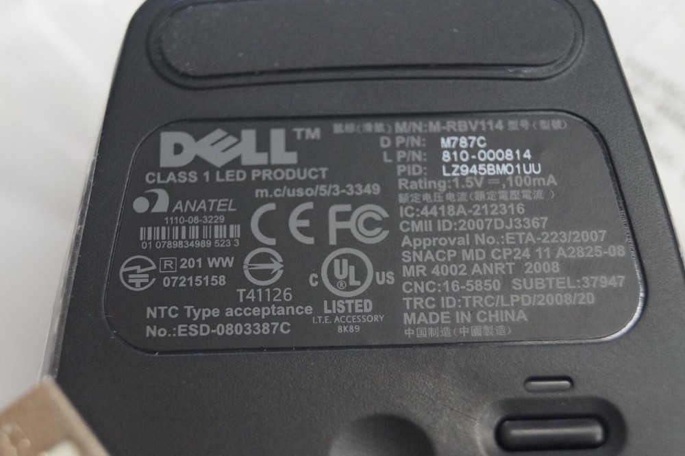 NEW Dell Wireless Mouse KIT ~ M787C, M797C
