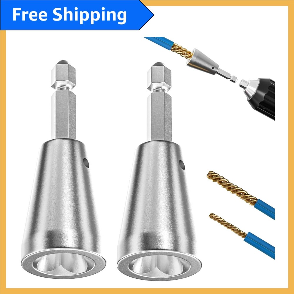 High Efficiency Compact Wire Twisting Tool for Electric Drills – 2 Pack