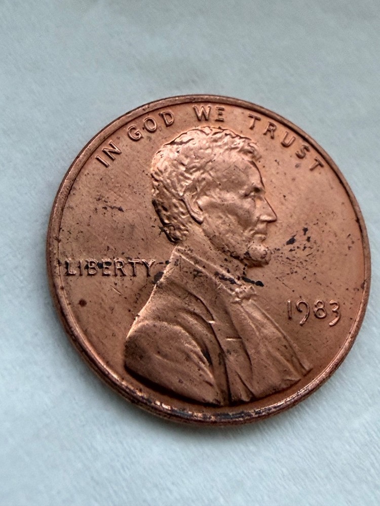 1983 lincoln penny no mint mark!