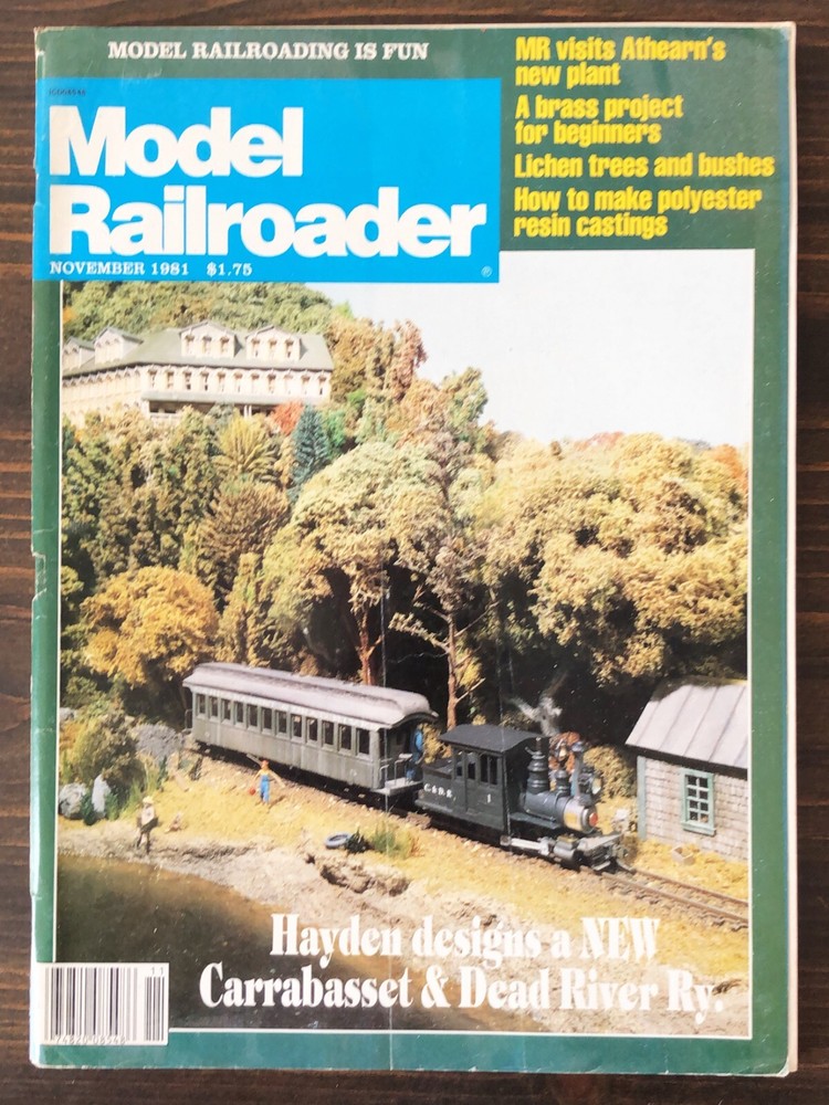 Model Railroader Magazine - 1981, 1 Issues Lot (November)