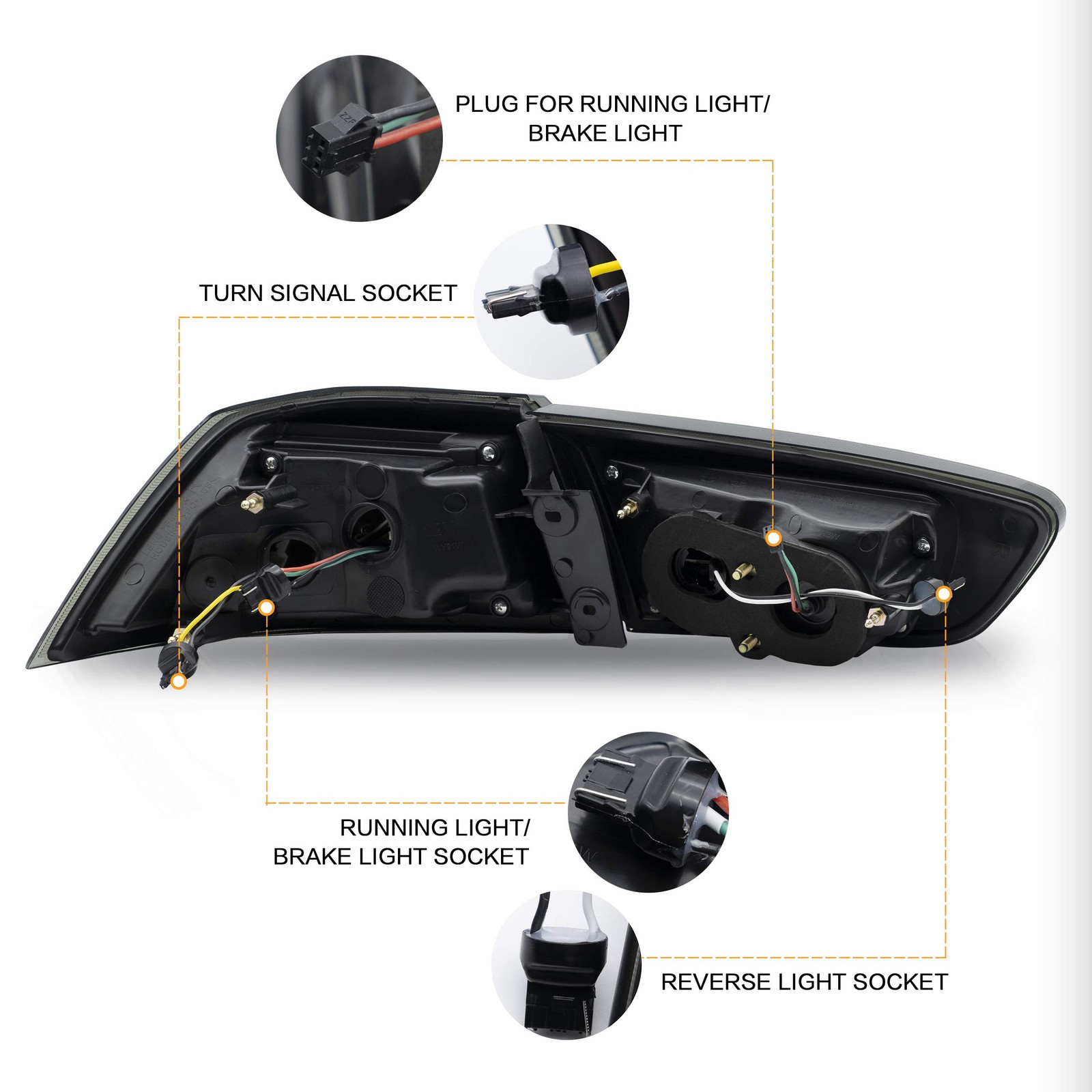 Tail lights Assembly for Mitsubishi Lancer & EVO X 2008-2021