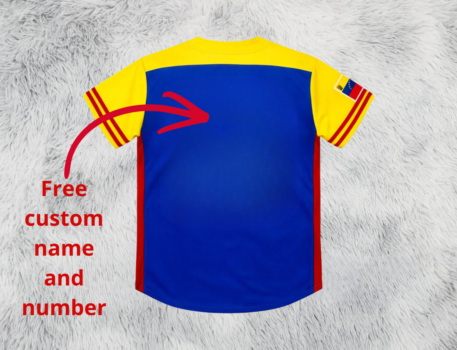 Venezuela Baseball Jersey camisa Full Embroidery Premium Quality- custom