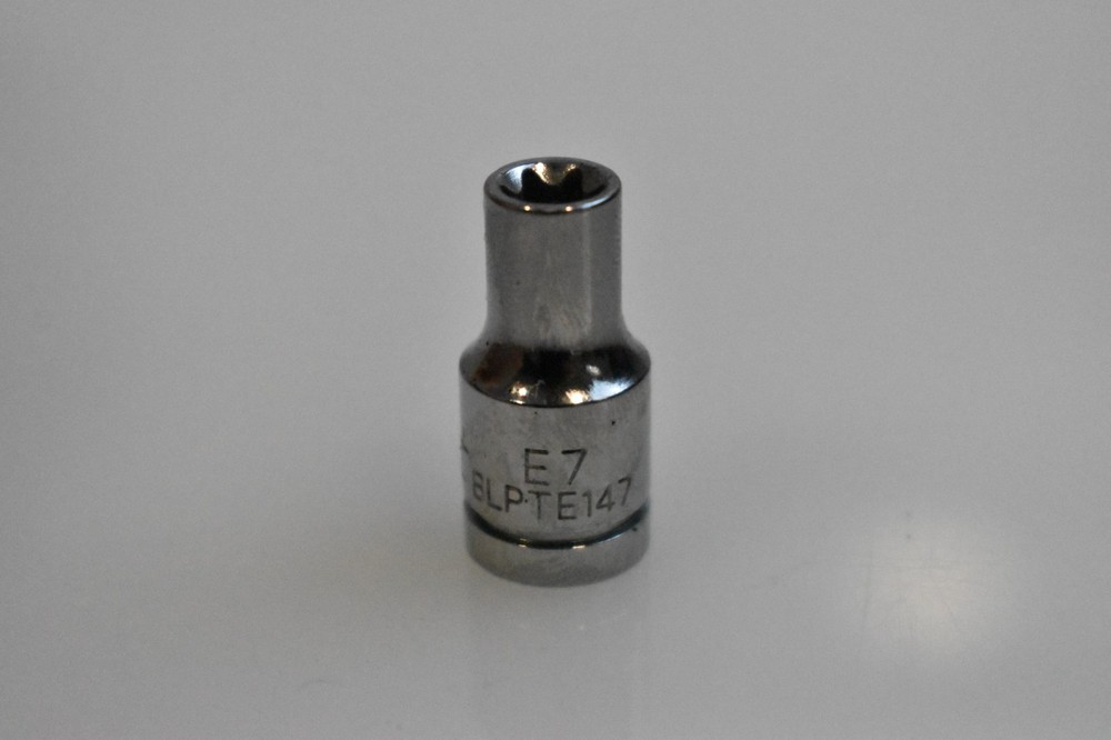 Blue Point Tools BLPTE147 TORX E7 External Socket 1/4" Drive Chrome