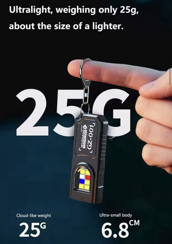 Flashlight Small Powerful 600 Lumens, Rechargeable, Lightweight, Durable .