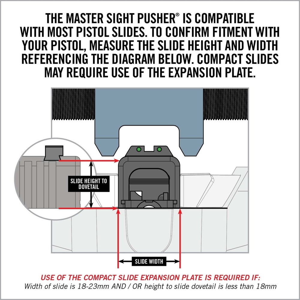 Real Avid Master Sight Heavy Duty Pusher Tool, AVMSP Sight Tool