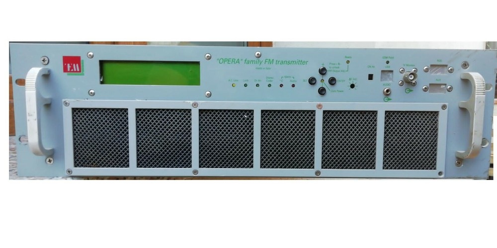 Transmitter Broadcast FM wide band TEM OPERA 1500 watt - with Remote Control
