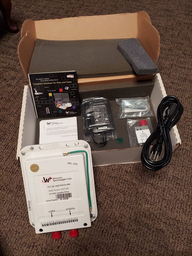 Winncom Tech WAF2400-1000 2.4GHZ Amplifier/Filter