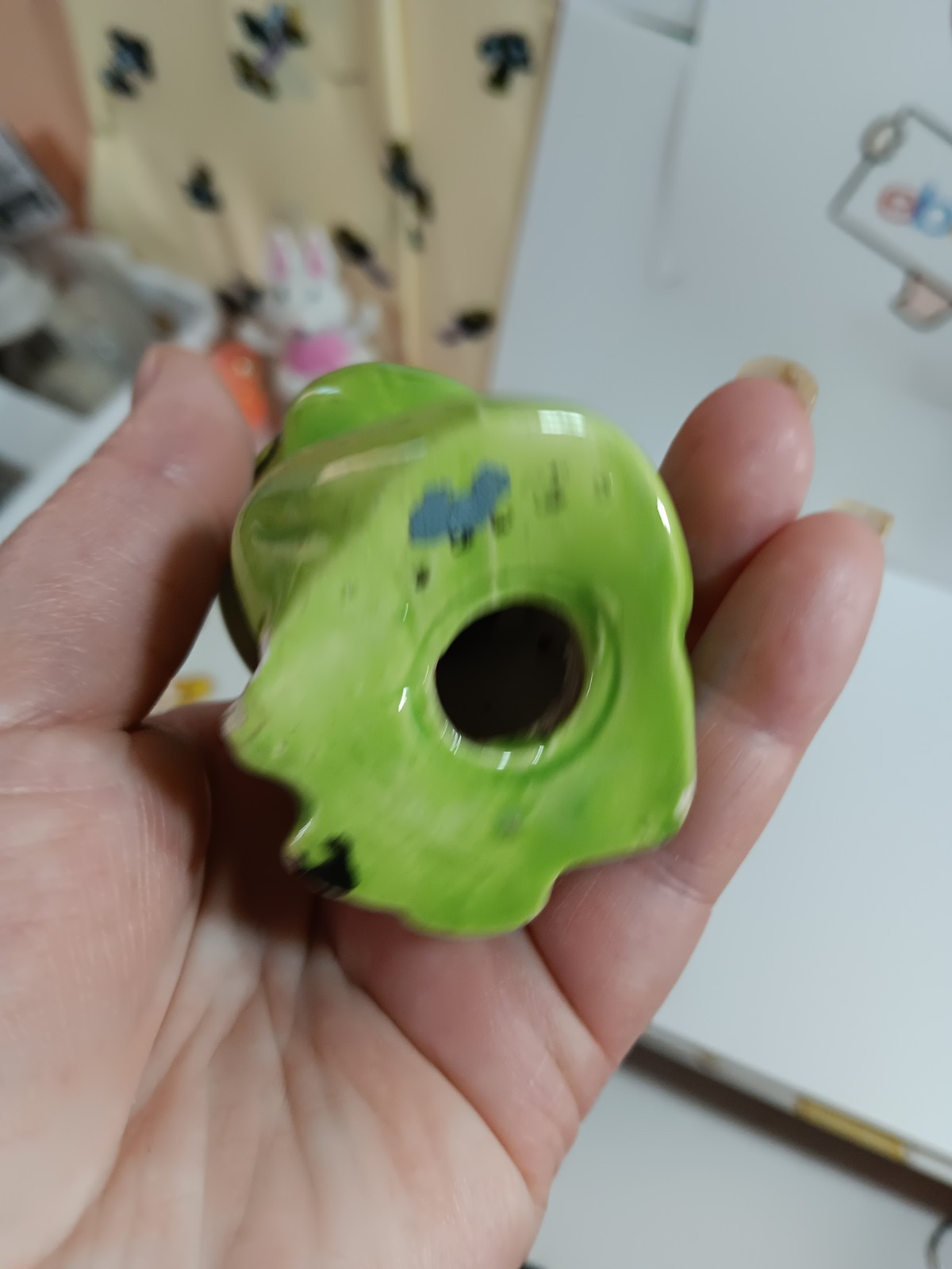 VTG NEIL THE FROG SALT & PEPPER SHAKERS CERAMIC 1970'S SET SEARS AND ROEBUCK!!!