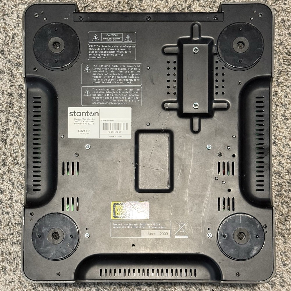 Stanton C.324 Single CD/MP3 Player Sampler Sequencer Reverse Loop Pitch Lock