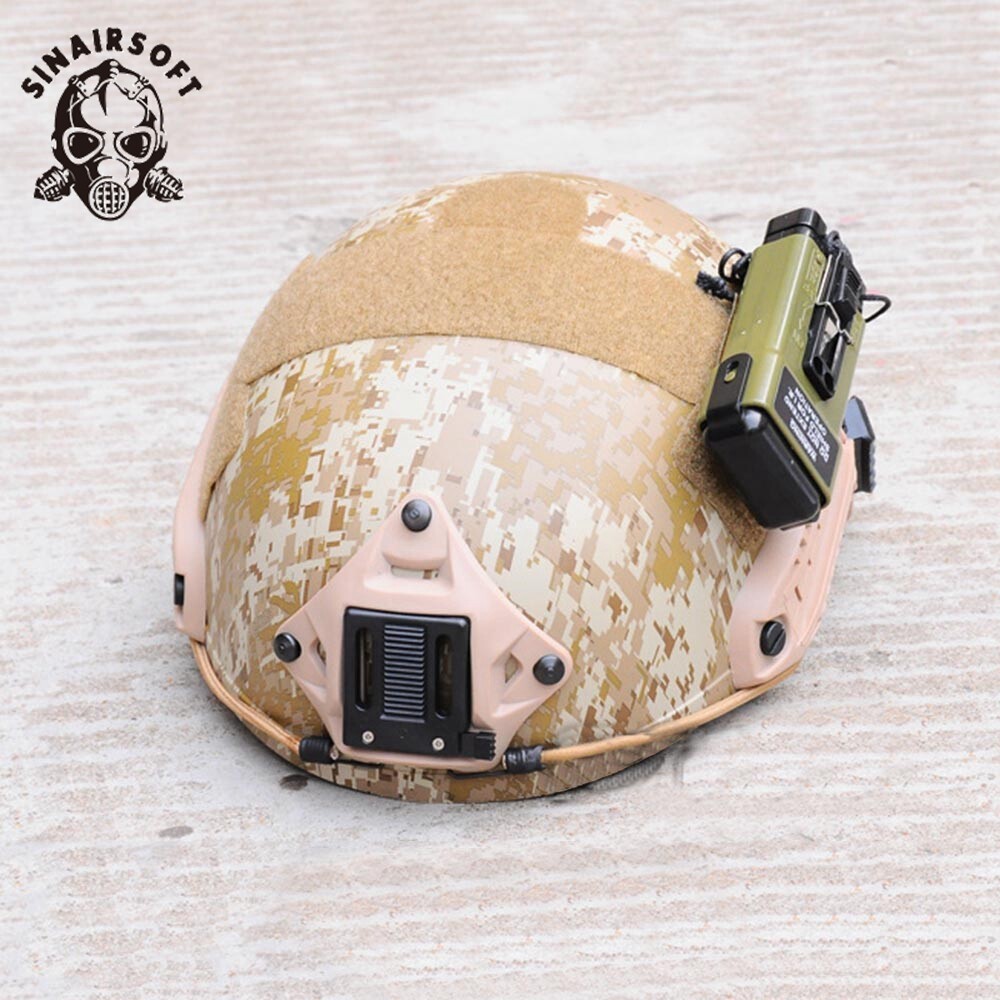 FMA Multifunction MS2000 Functional Strobe Light Working Distress Marker Helmet