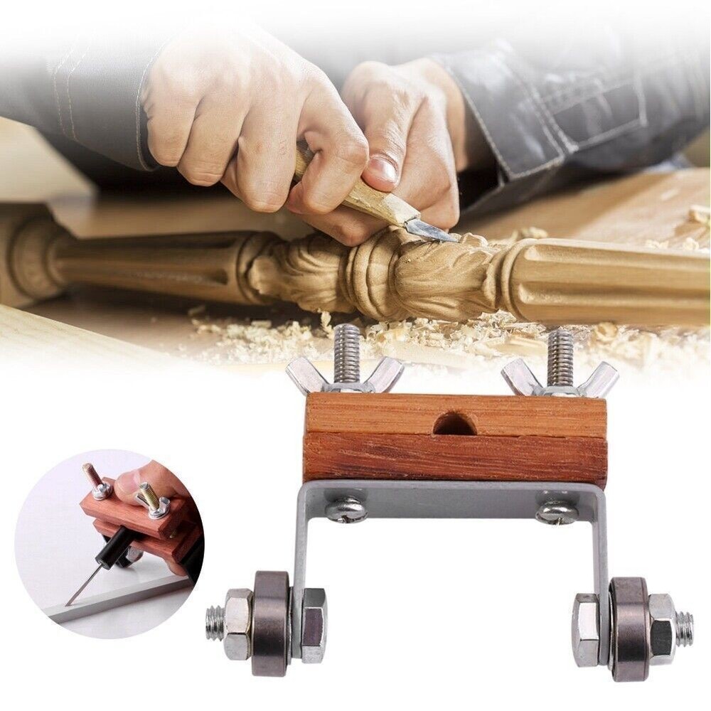 Honing Guide Chisel Edge Sharpening Graver Tools for Woodworking Carving Knives