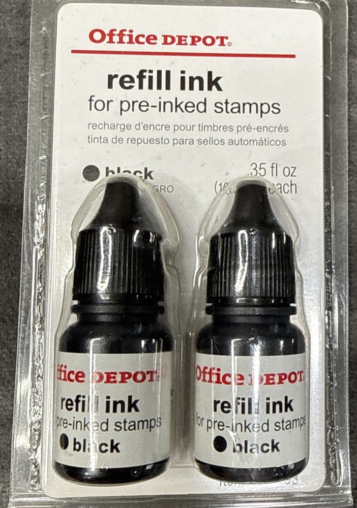 Office Depot Refill Black Ink