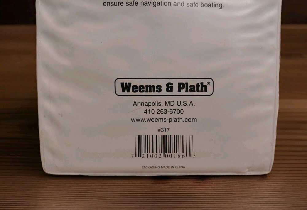 Weems & Plath 255 Marine Navigation Charr Protractor