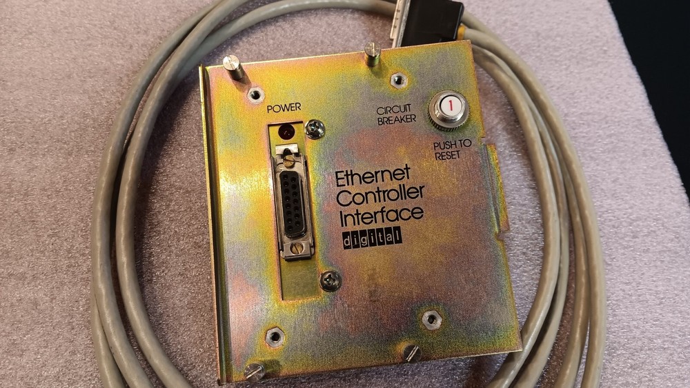 DIGITAL ETHERNET CONTROLLER INTERFACE 70-18799-00 W/CABLE NEW OLD STOCK
