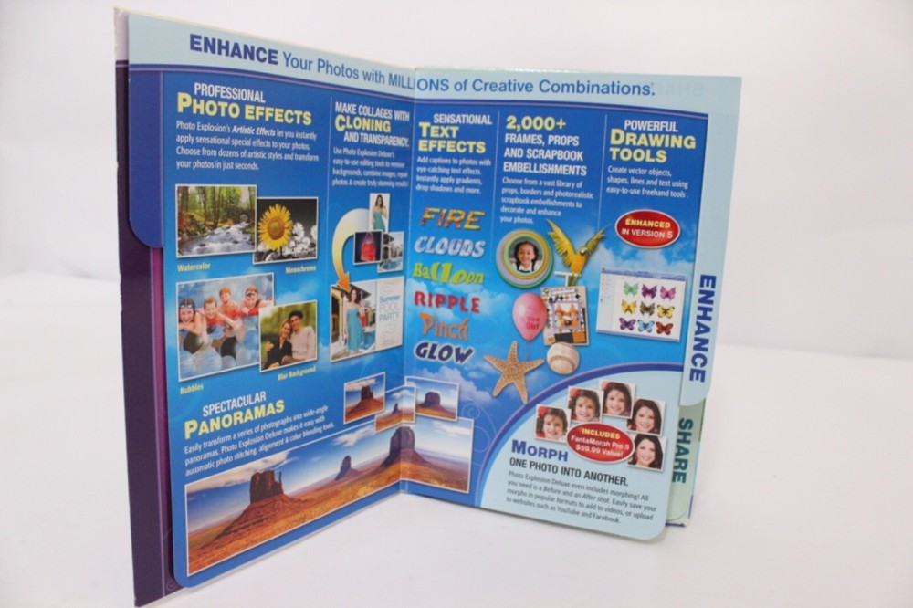 Photo Explosion Deluxe Version 5 for PC Windows - Open Box