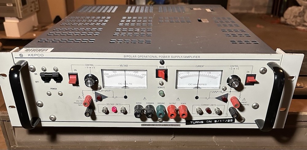 Eight Electronic Engineering Testing Devices, HP, Tektronix, Kepco, Agilent