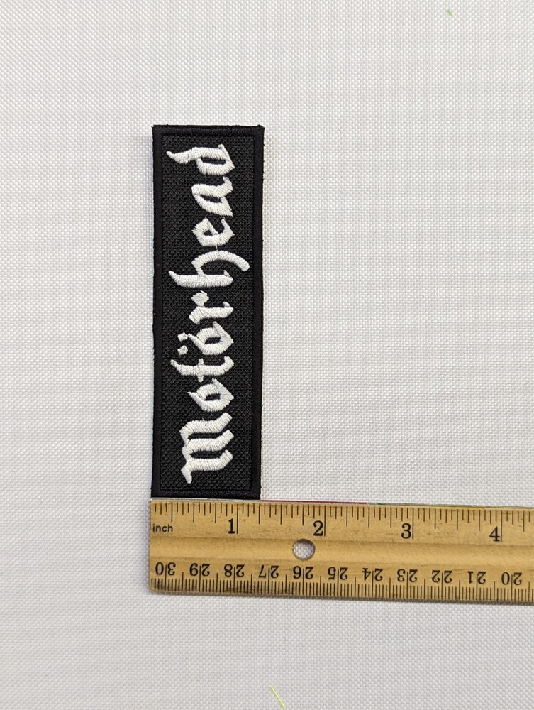 Motorhead Patch Iron on Embroidered Metal patch