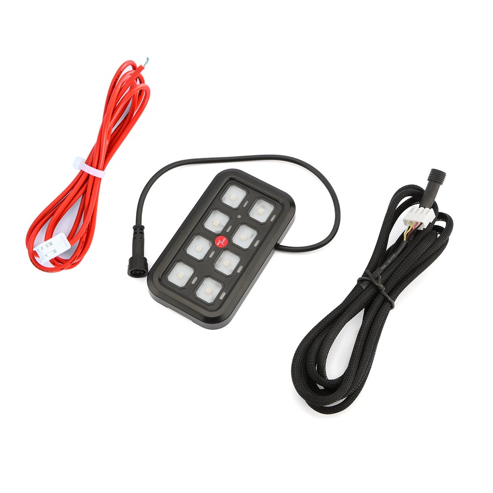 AUXBEAM 8 Gang Switch Panel Marine/Boat Toggle Switch LED Light Controller Box