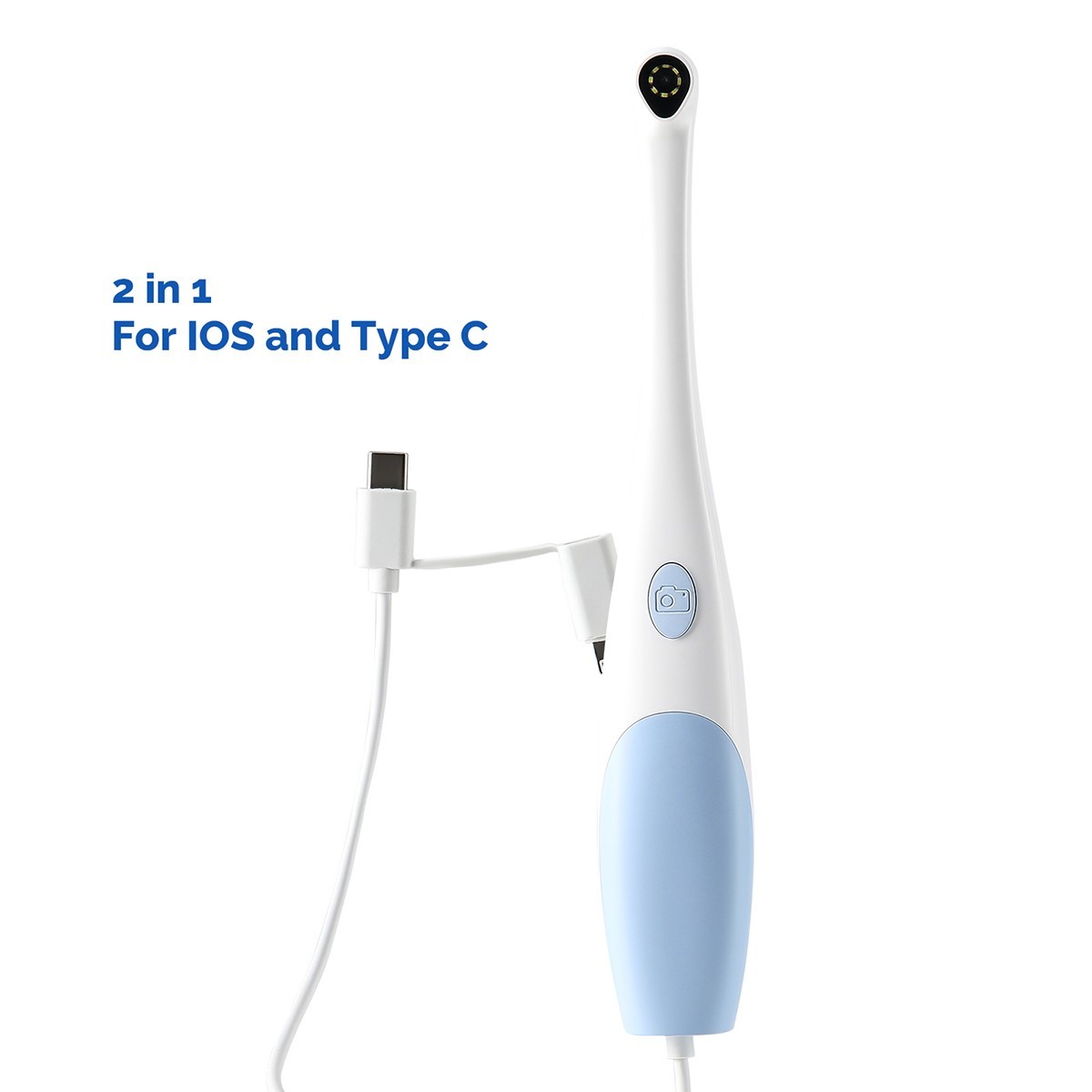 AZDENT Dental Intraoral Camera Digital USB Imaging Focus Intra Oral 8 LED Light