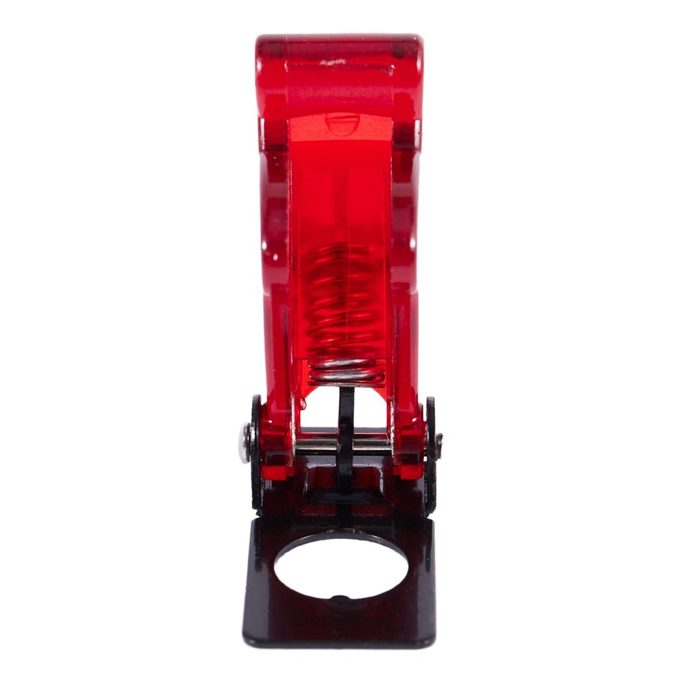 Plastic 12mm Toggle Switch Safety Cover Protector Guard 5Pcs Red T4O4