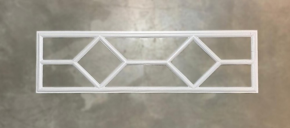 2 Amarr Waterford Replacement Inserts for Long Panel Amarr Garage Door White
