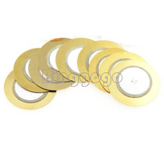 20/50/100pcs 15mm Piezo Elements Sounder Sensor Trigger 15mm Drum Disc