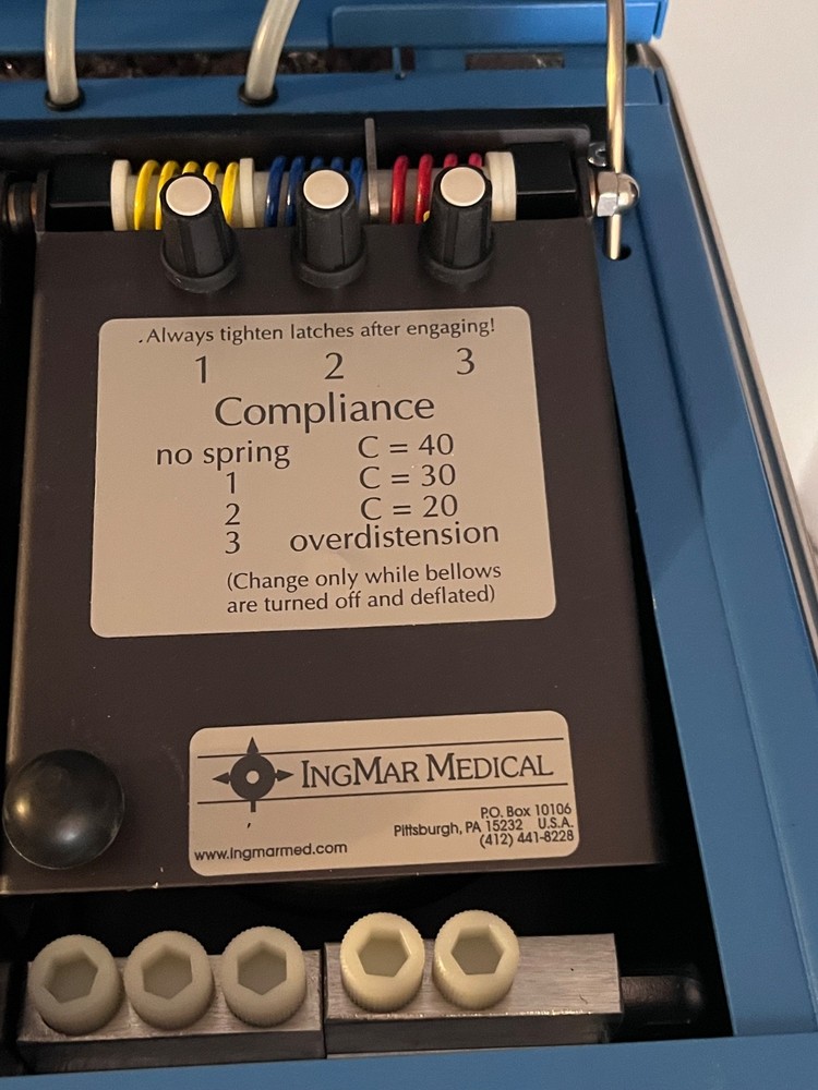 Pre-Owned IngMar Model SB 2000 Dual Compartment Lung Test Demo Simulator