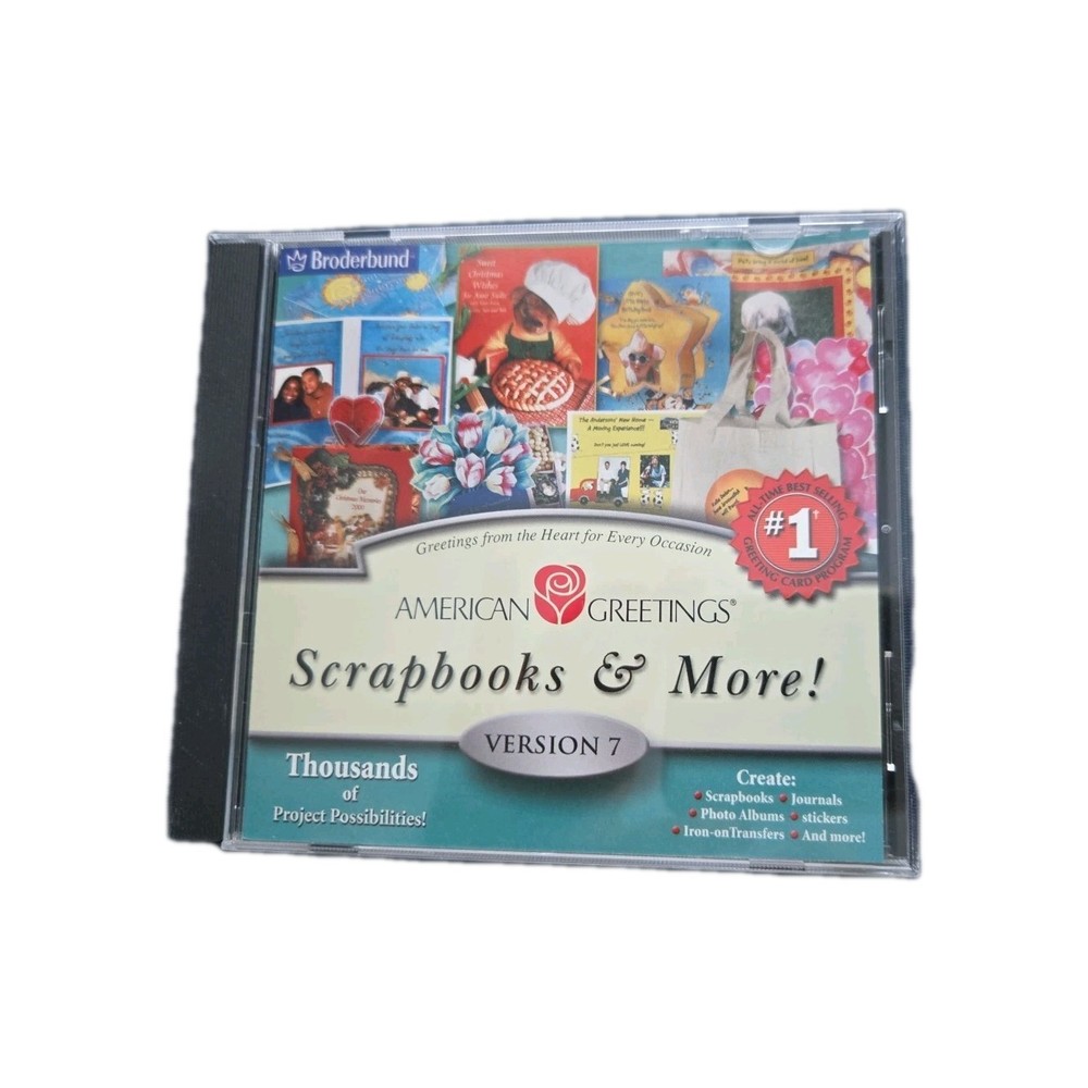 American Greetings Scrapbooks & More CD Version 7 PC Software