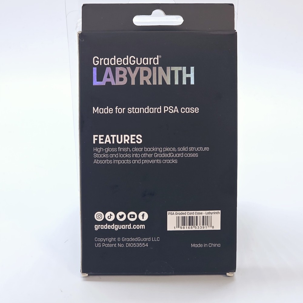 GradedGuard PSA Graded Card Case Guard Protector LABYRINTH Limited Edition