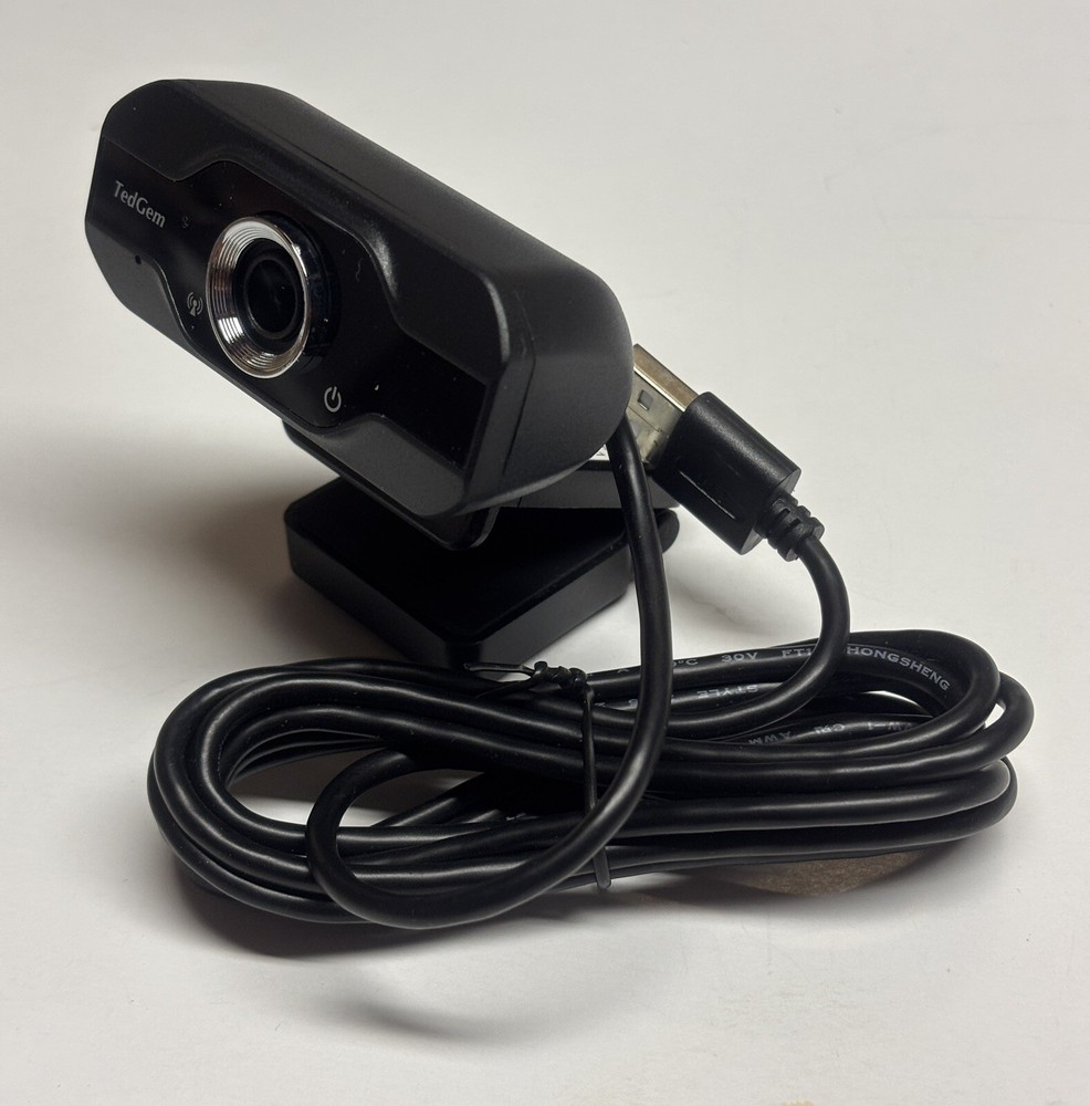 Webcams USB Camera TedGem Full HD, New And Tested, USB 2.0