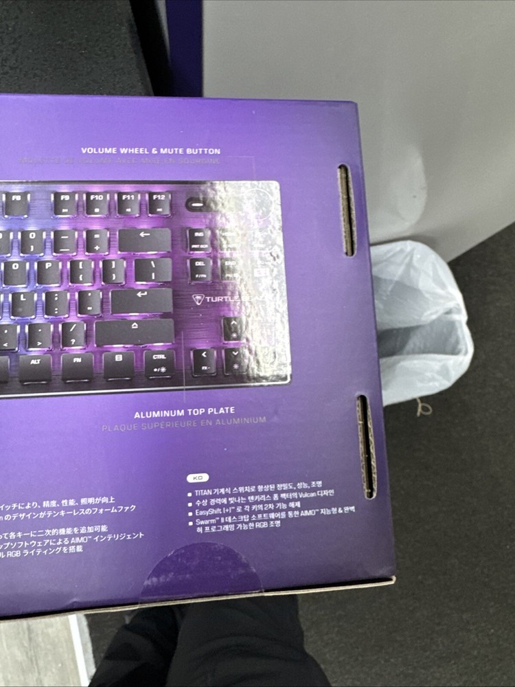 Turtle Beach Vulcan TKL Tenkeyless Linear Mechanical Titan Switch PC Gaming