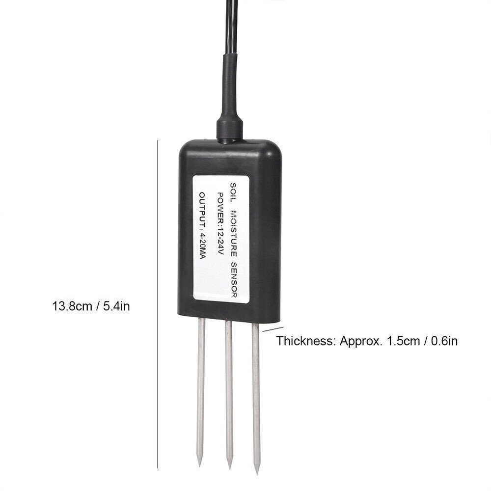2 in 1 Multifunction 4-20mA Soil Moisture Sensor Temperature Humidity Soil Trans