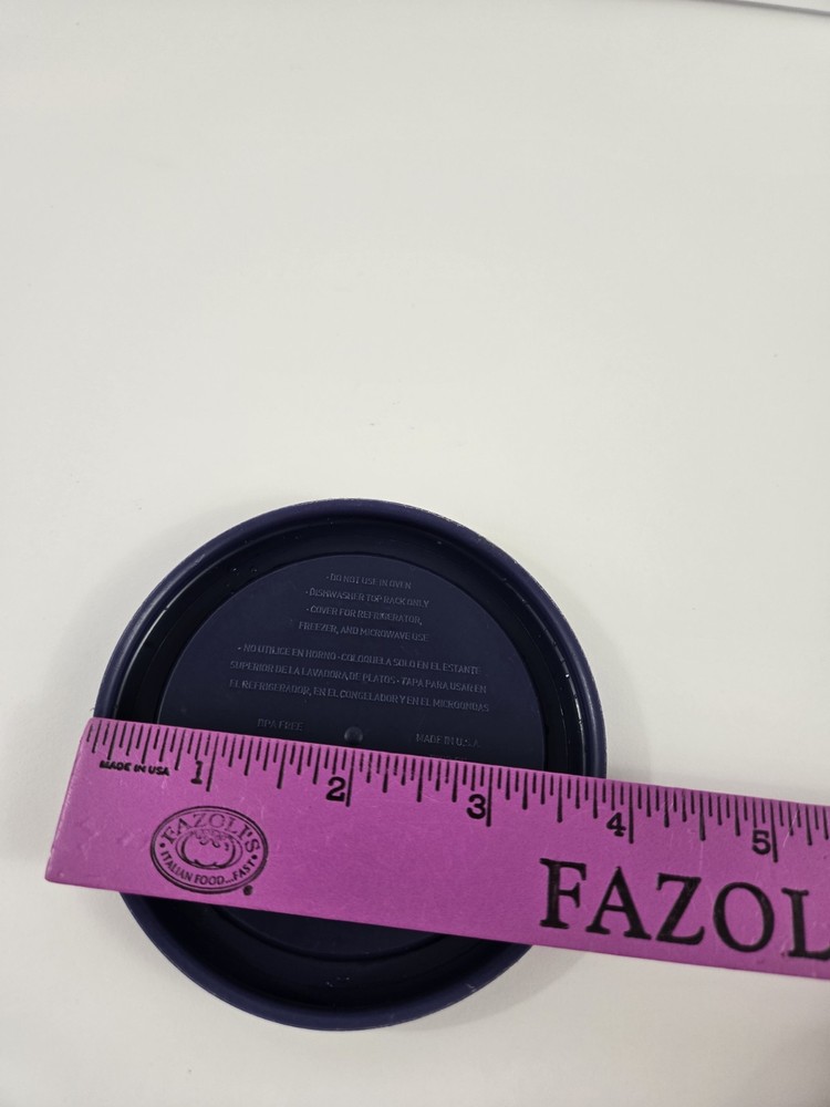 Pyrex 7202-PC 1 Cup Navy Blue Food Storage Replacement Lid ONLY