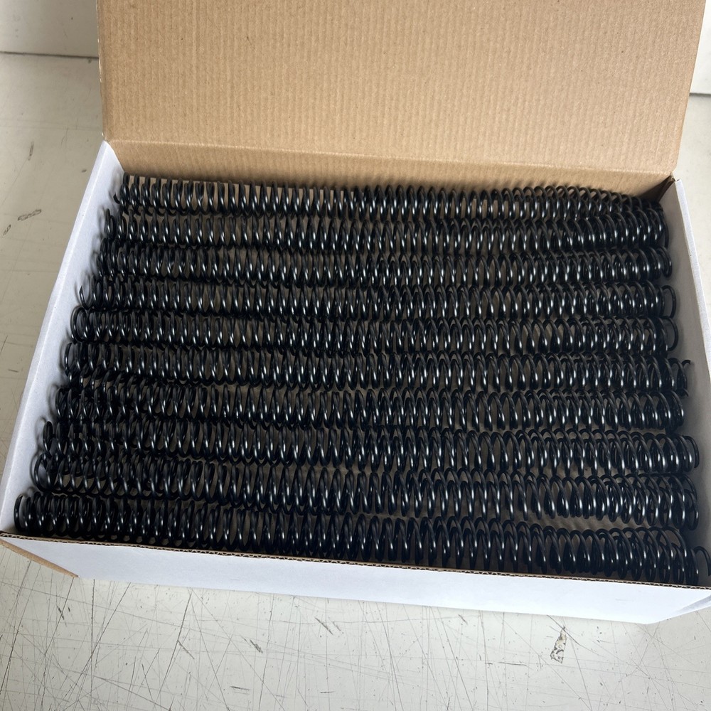 Spiral Binding Coils, 16mm(5/8”) Binding Coils, Black