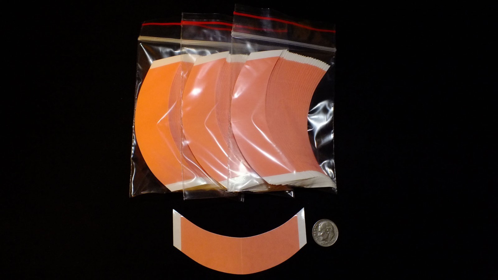 Walker Sensi-Tak CC Tape 108 Pc 3 Packs Red Liner Wig Hairpiece Tack Tac PRIVATE