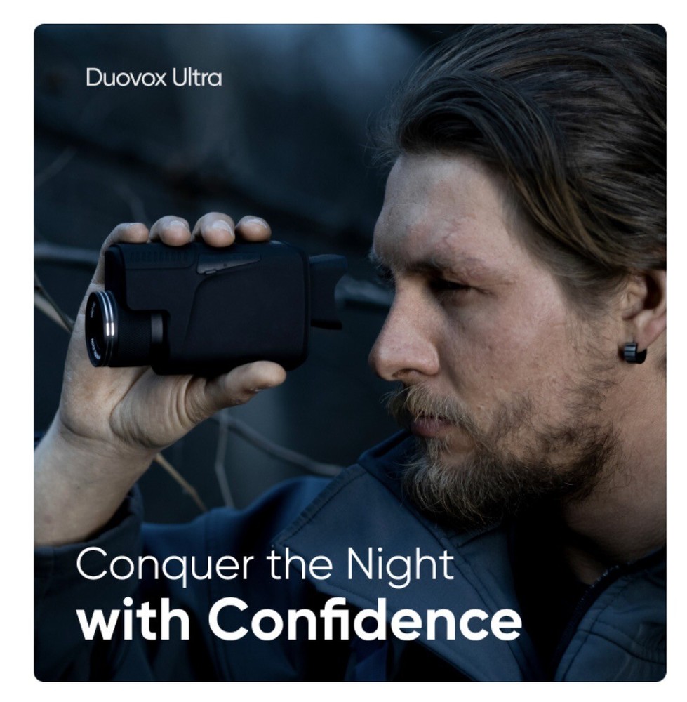 Duovox Ultra Night Vision monocular. 128gb Micro SD Card NEW & Tested