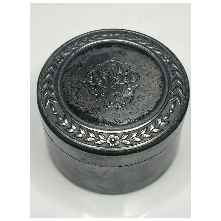 Vintage Sterling Silver Keepsake Box with Engraving