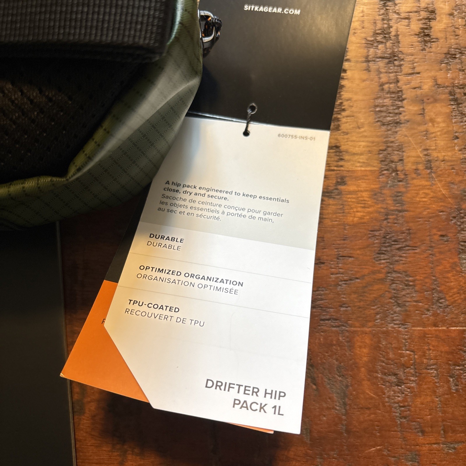 Sitka Gear Drifter Hip Pack 1L