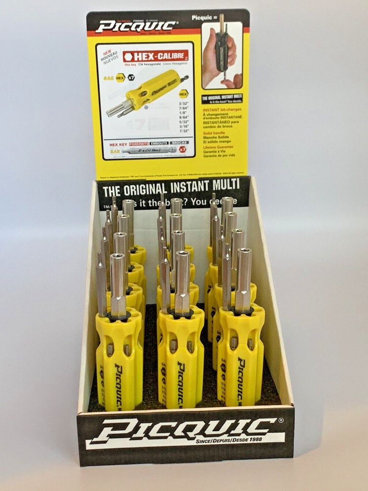 PICQUIC HEX MULTI BIT DRIVERS - SAE - MM - {two seperate tools}