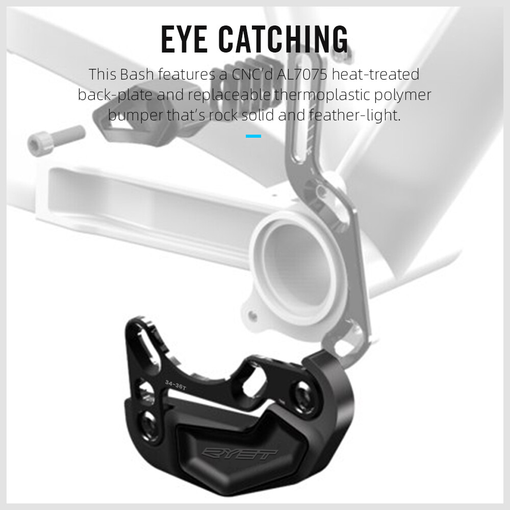 Chainring Protector MTB BASH GUARD Bicycle ISCG05 Chain Guide Chains Stabilizer