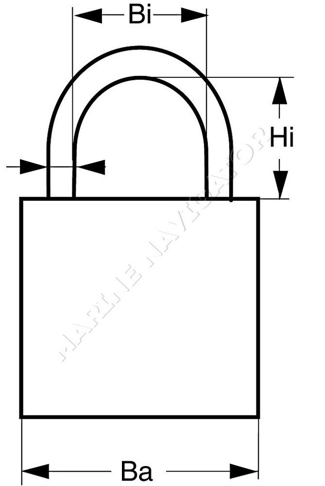 ABUS Marine Padlock 70IB 45mm