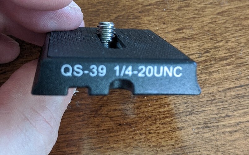 New Vanguard QS-39 QS39 Quick Release Plate