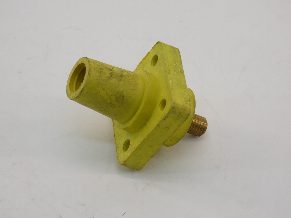 Helox Yellow Receptacle, 600V, 400A, Series 16, Threaded