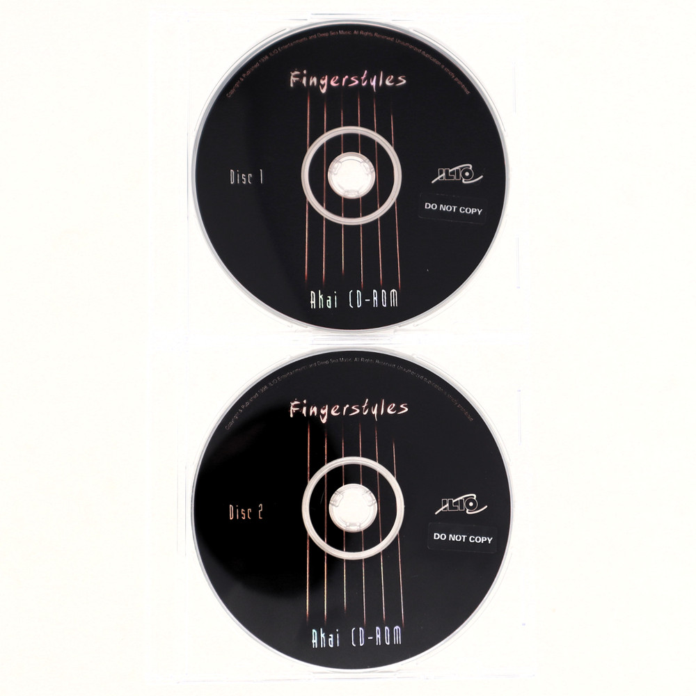 Ilio Fingerstyles Akai Format Sample Library/Sound Library/Sampling 2x CD