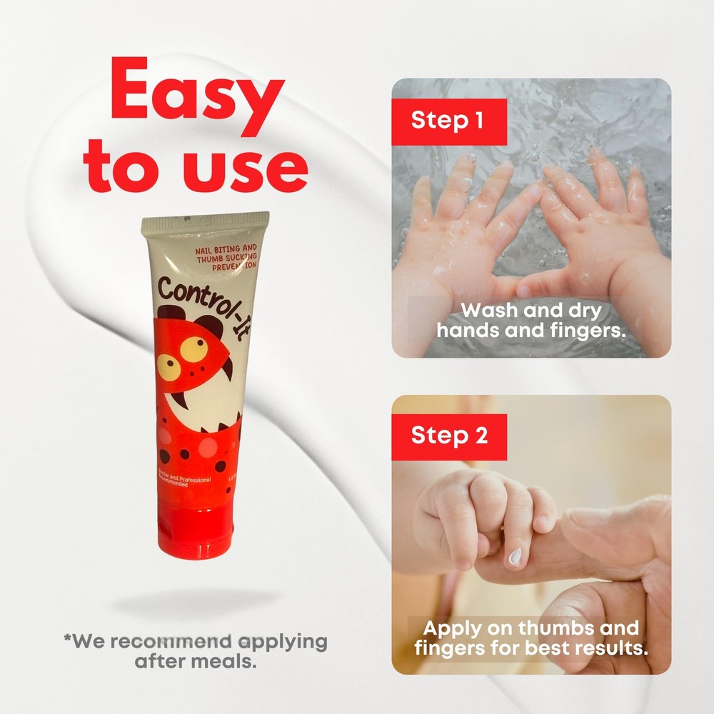 Control-It Natural Nail Biting & Thumb Sucking Solution | Kid Safe