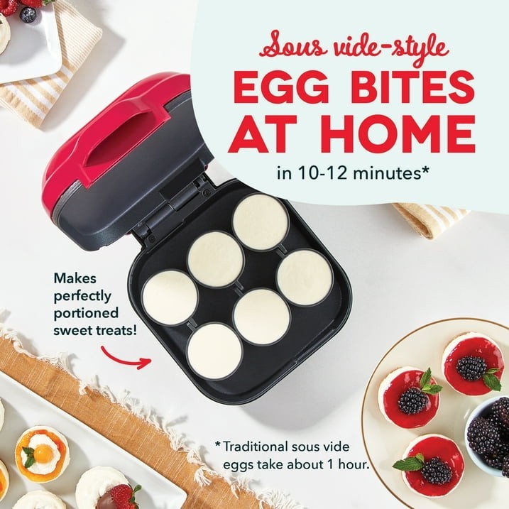 Dash Egg Bite Maker, Red